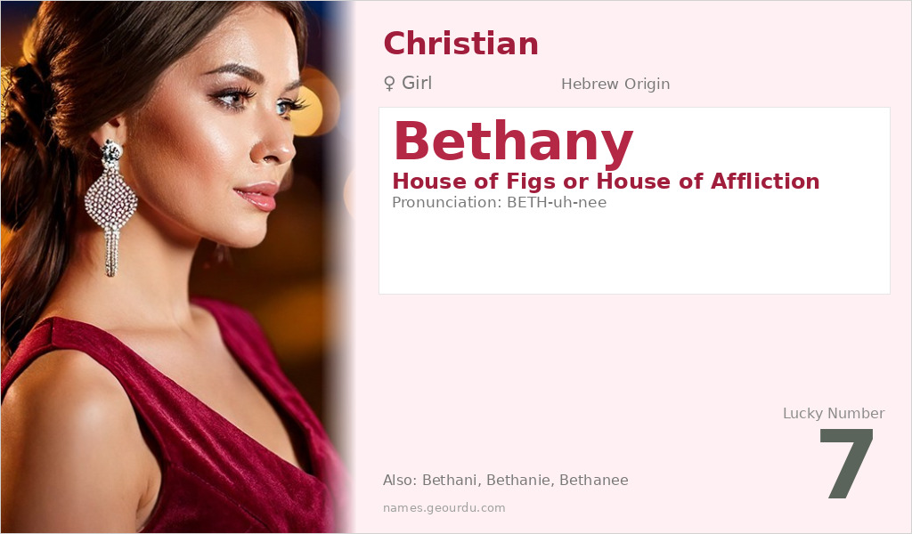 Bethany Name Meaning and Details
