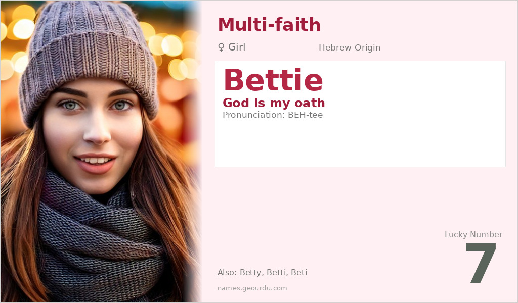 Bettie Name Meaning and Details