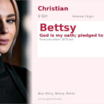 Bettsy Name Meaning and Details