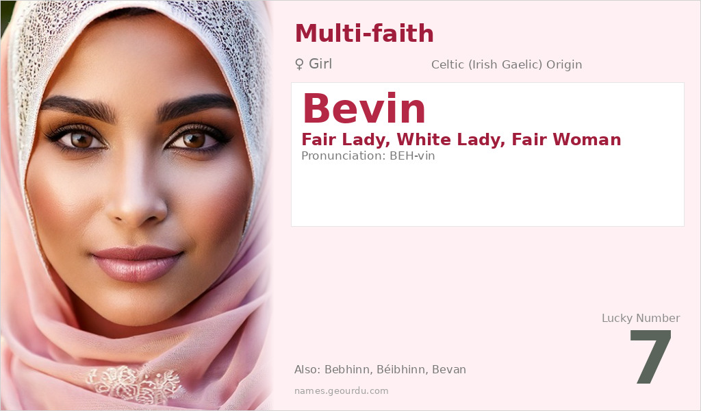 Bevin Name Meaning and Details