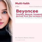 Beyoncee Name Meaning and Details
