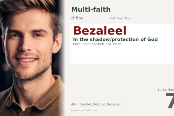 Bezaleel Name Meaning — Hebrew Origin, Biblical Significance & Details
