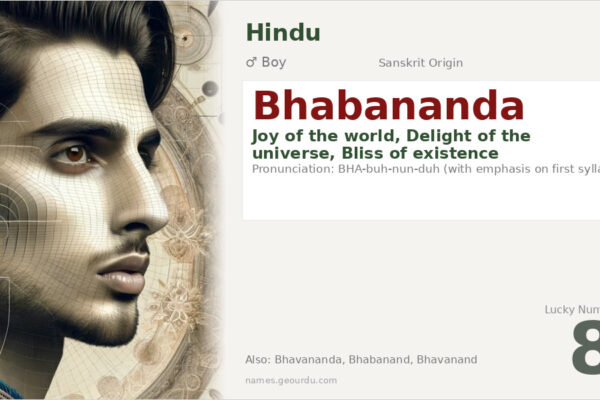 Bhabananda Name Meaning — Sanskrit Origin, Boy Hindu Name & Details (2025)