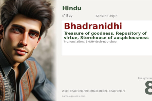 Bhadranidhi Meaning — Sanskrit Origin, Boy Name & Details (2025)