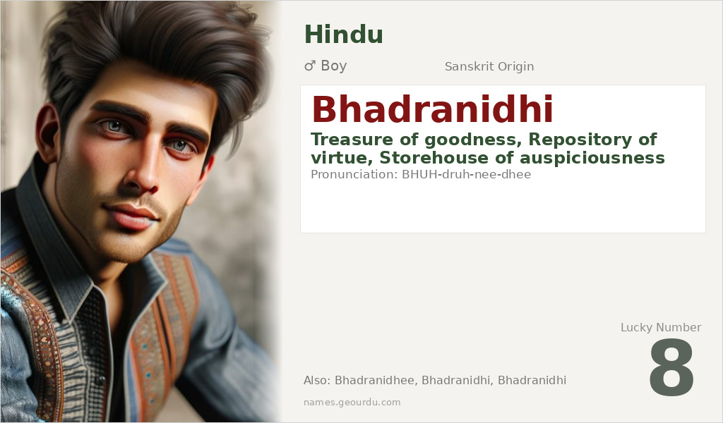 Bhadranidhi Name Meaning and Details