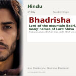 Bhadrisha Name Meaning and Details