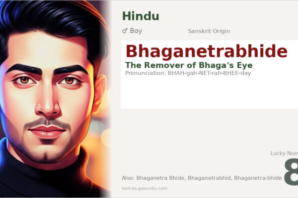 Bhaganetrabhide Meaning — Sanskrit Origin, Hindu Boy Name & Details (2025)