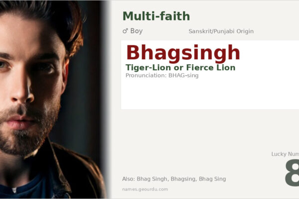 Bhagsingh Name Meaning — Tiger-Lion Origin, Boy Name & Details (2025)