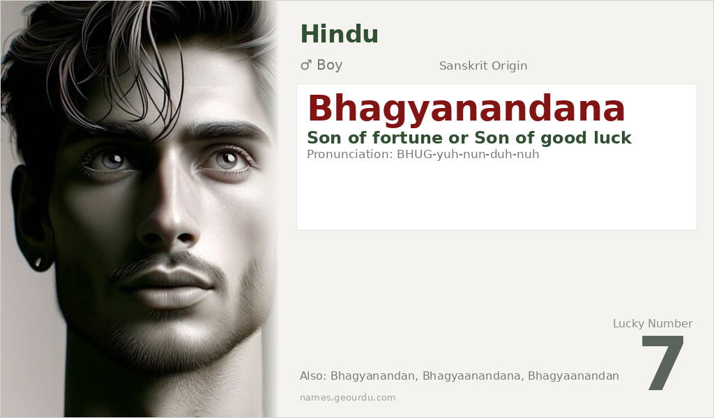 Bhagyanandana Name Meaning and Details