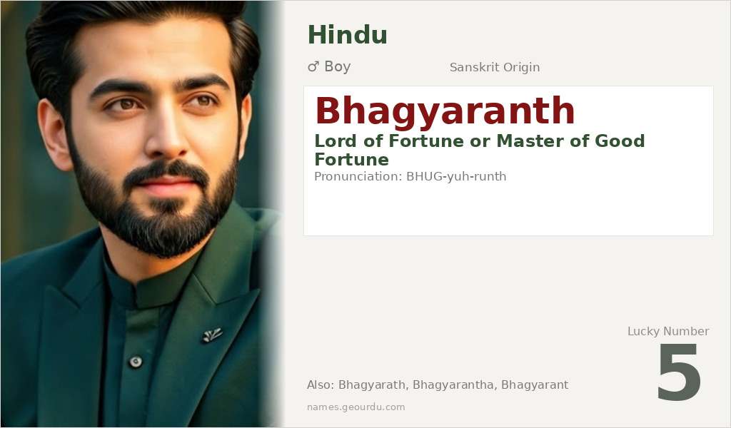 Bhagyaranth Name Meaning and Details
