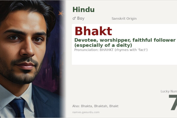 Bhakt Name Meaning — Sanskrit Origin, Devotee & Spiritual Significance (2025)