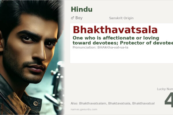 Bhakthavatsala Meaning — Sanskrit Origin, Hindu Boy Name & Details (2025)