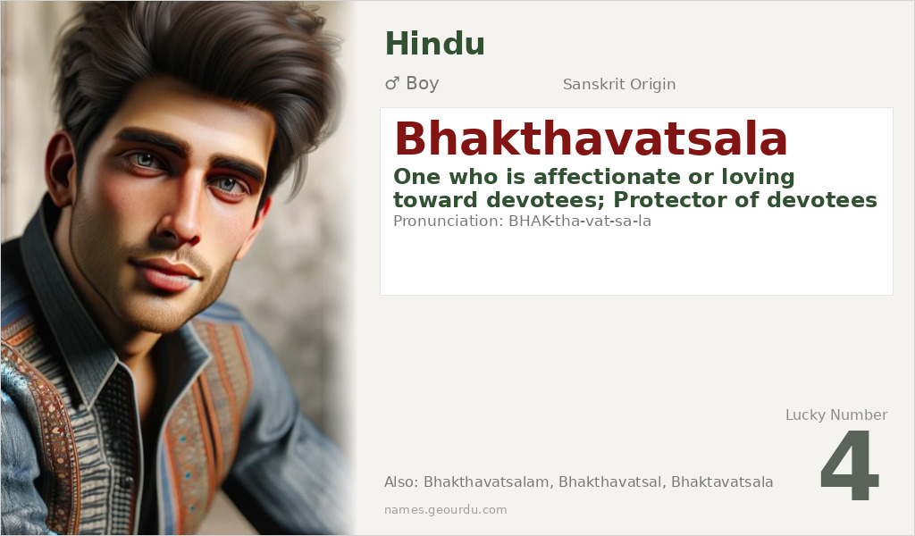 Bhakthavatsala Name Meaning and Details