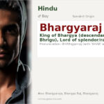Bhargyaraj Name Meaning and Details