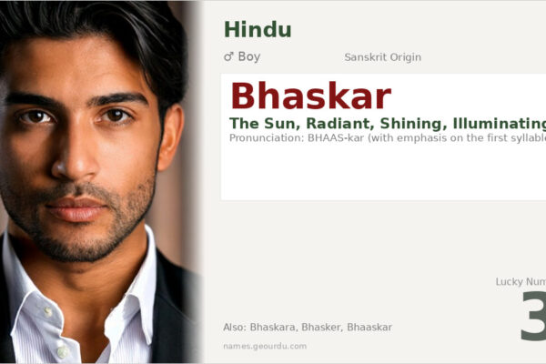 Bhaskar Name Meaning — Sanskrit Origin, Boy Name & Details (2025)