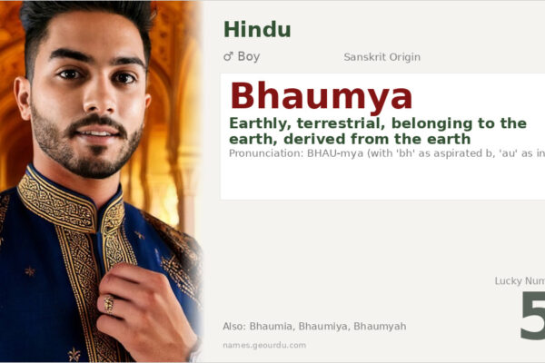 Bhaumya Name Meaning — Sanskrit Origin, Boy Name & Details (2025)