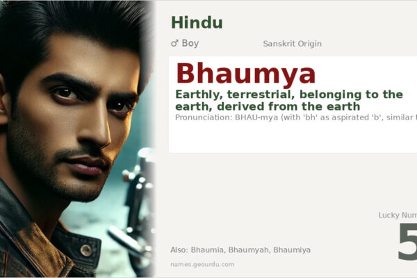 Bhaumya Meaning — Sanskrit Origin, Boy Name & Details (2025)
