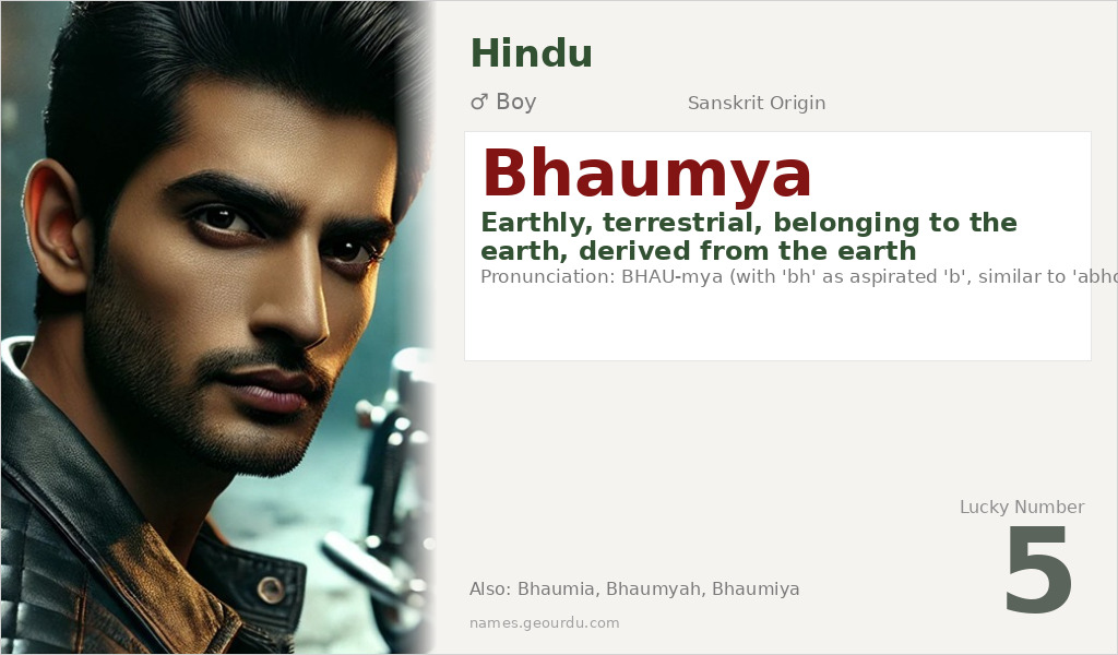 Bhaumya Name Meaning and Details