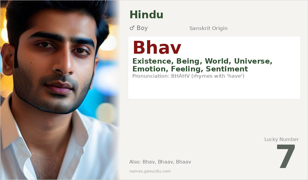 Bhav Name Meaning and Details