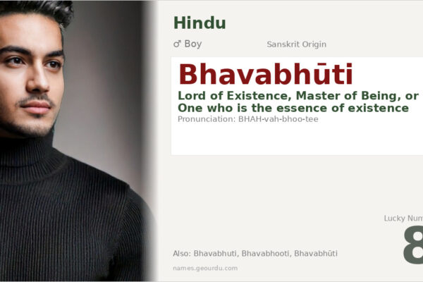 Bhavabhūti Meaning — Sanskrit Origin, Boy Name & Details (2025)