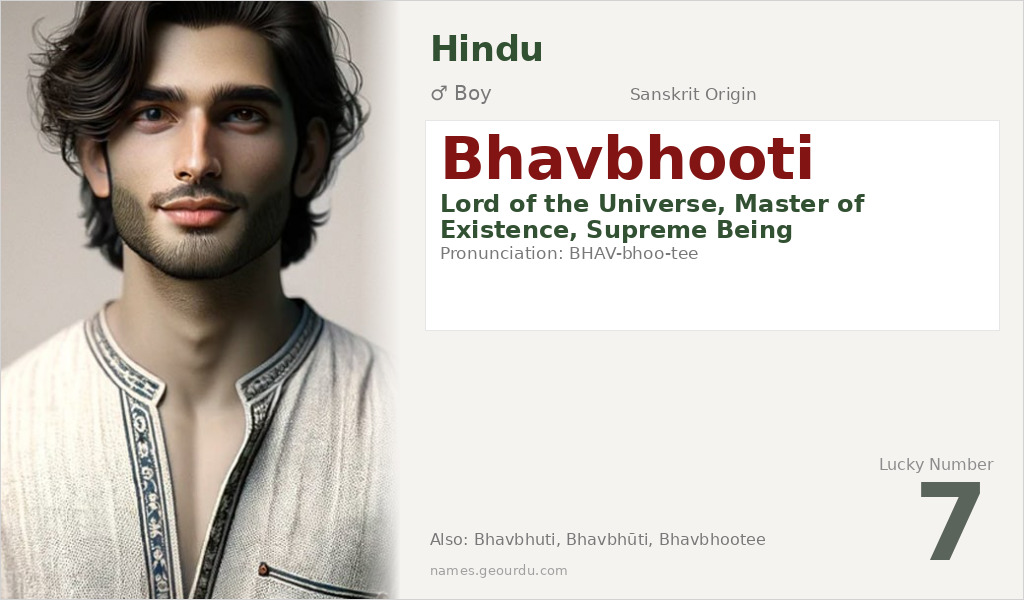 Bhavbhooti Name Meaning and Details
