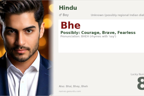 Bhe Name Meaning — Origin, Gender & Details (2025)