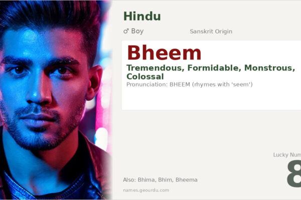 Bheem Name Meaning — Sanskrit Origin, Boy Name & Mythology (2025)