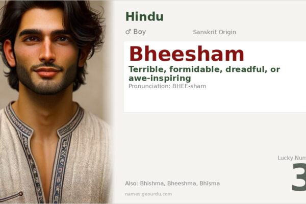 Bheesham Name Meaning — Sanskrit Origin, Boy & Details (2025)