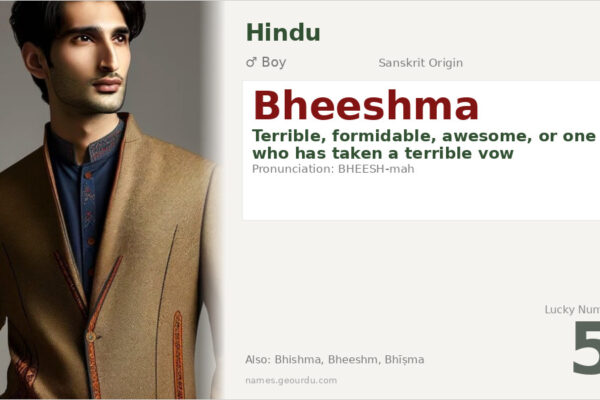 Bheeshma Name Meaning — Sanskrit Origin, Boy Name & Details (2025)