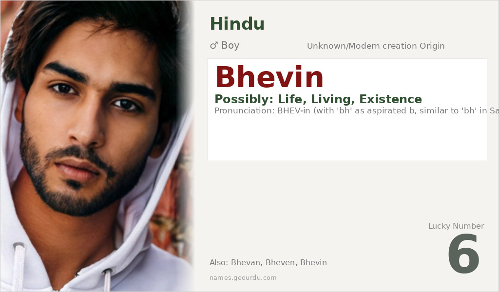 Bhevin Name Meaning and Details