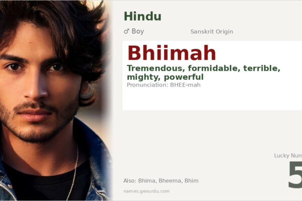 Bhiimah Name Meaning — Sanskrit Origin, Boy Name & Details (2025)