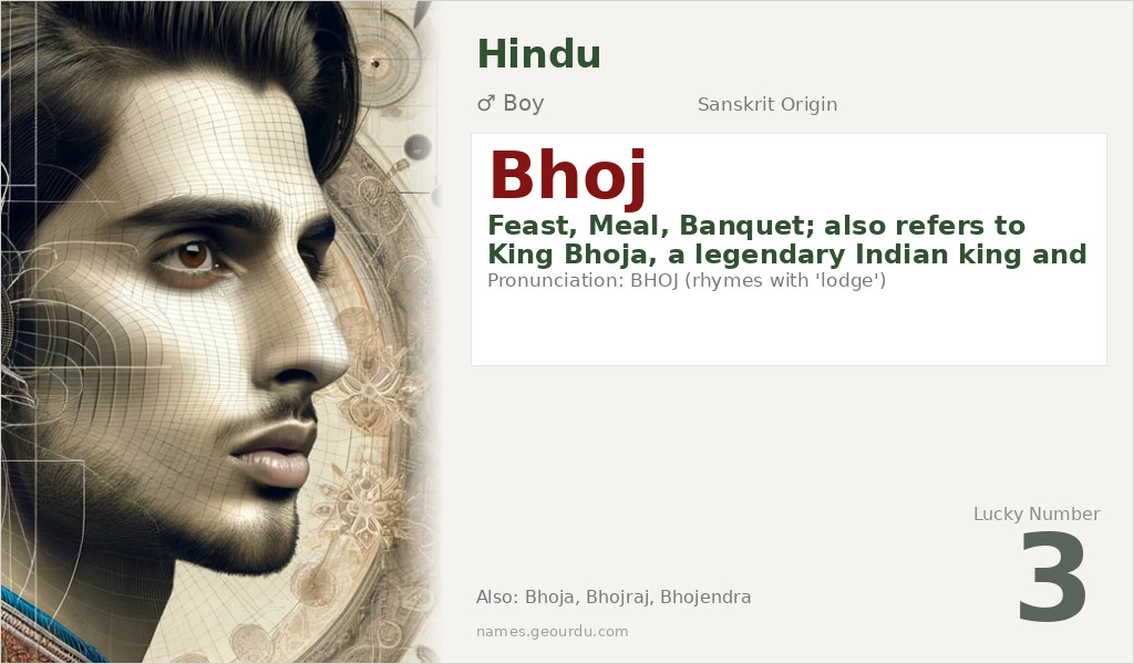 Bhoj Name Meaning and Details