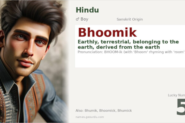 Bhoomik Name Meaning — Sanskrit Origin, Boy Name & Details (2025)