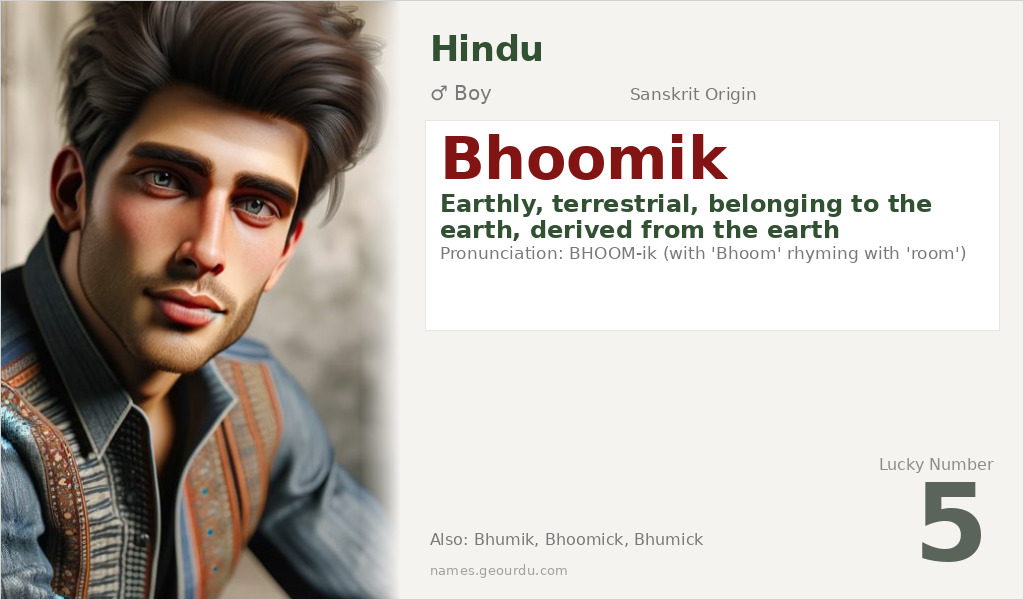 Bhoomik Name Meaning and Details