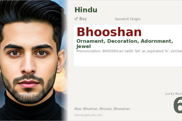 Bhooshan Name Meaning — Sanskrit Origin, Boy Hindu Name & Details (2025)