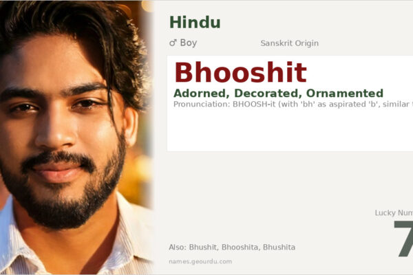 Bhooshit Name Meaning — Sanskrit Origin, Boy Name & Details (2025)