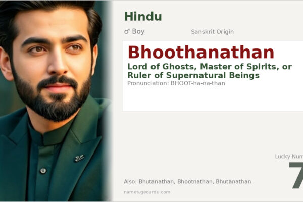 Bhoothanathan Meaning — Sanskrit Origin, Boy Name & Details (2025)
