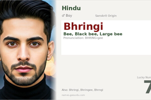 Bhringi Name Meaning — Sanskrit Origin, Boy Name & Details (2025)