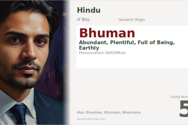 Bhuman Name Meaning — Sanskrit Origin, Boy Name & Details (2025)