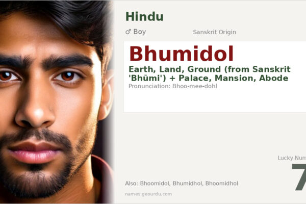 Bhumidol Name Meaning — Sanskrit Origin, Boy Hindu Name & Details (2025)