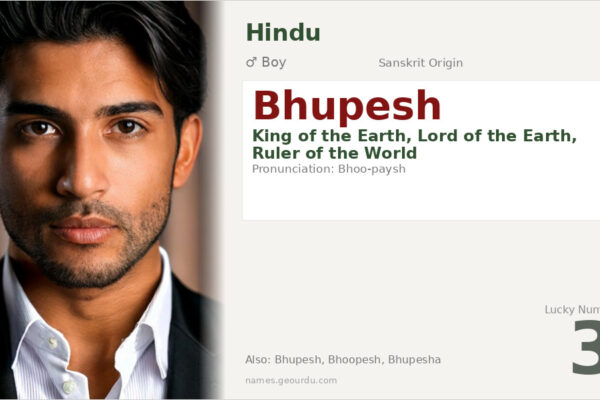 Bhupesh Name Meaning — Sanskrit Origin, Boy Name & Details (2025)
