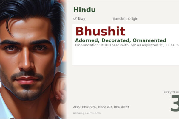 Bhushit Name Meaning — Sanskrit Origin, Boy Name & Details (2025)