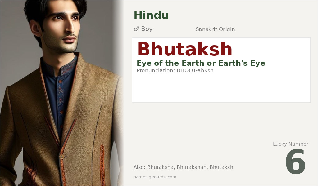 Bhutaksh Name Meaning and Details