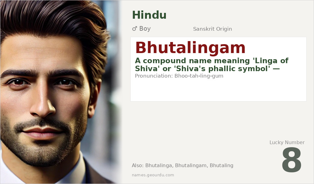 Bhutalingam Name Meaning and Details