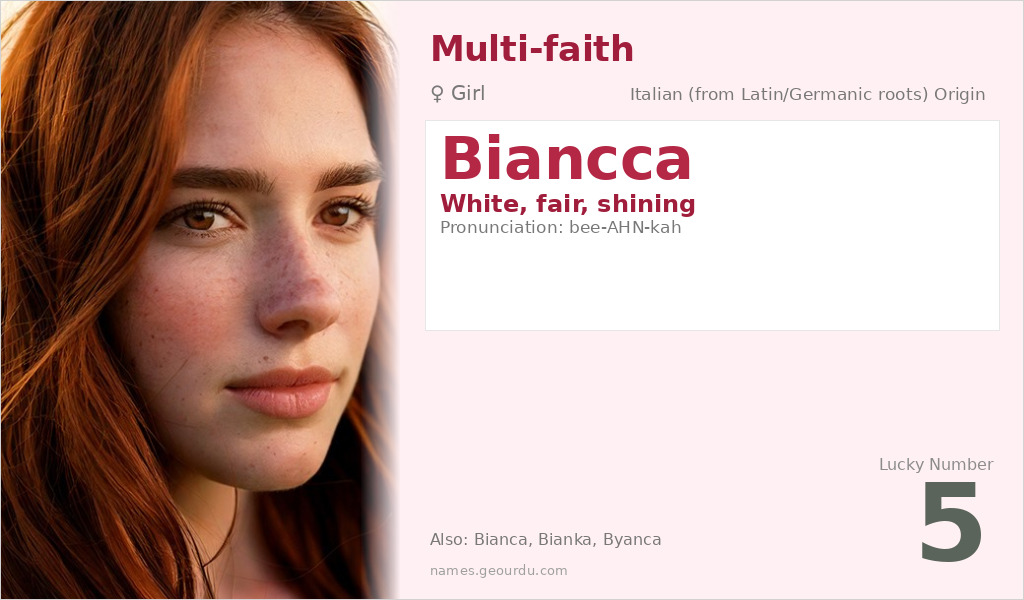Biancca Name Meaning and Details