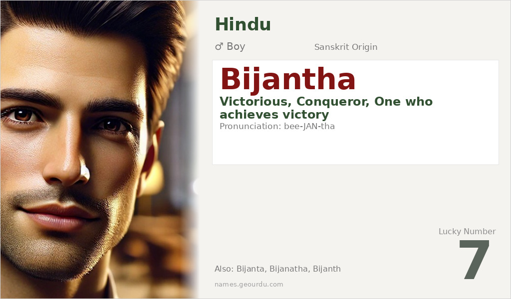 Bijantha Name Meaning and Details