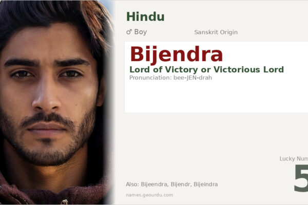 Bijendra Name Meaning — Sanskrit Origin, Boy Name & Details (2025)