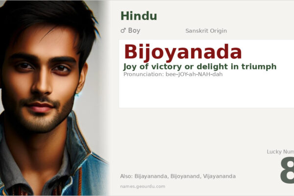 Bijoyanada Meaning — Sanskrit Origin, Boy Name & Details (2025)