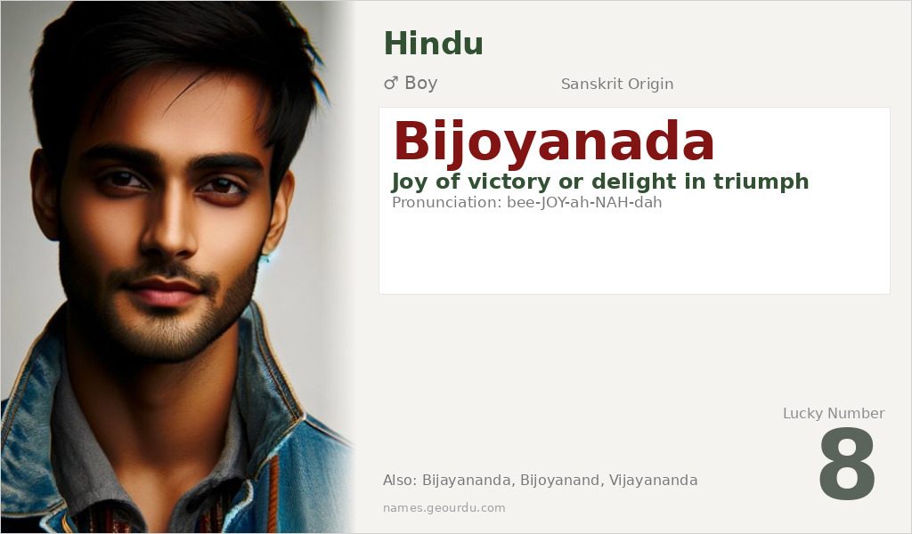Bijoyanada Name Meaning and Details