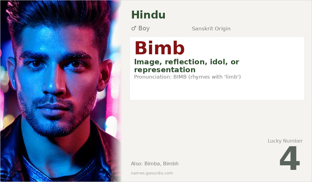 Bimb Name Meaning and Details